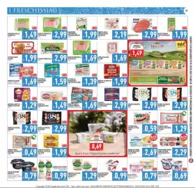 Volantino Supermercati Agorà Pagina 12: Negroni cubetti di prosciutto cotto €1,29, Wuber 38 Wurstel servelade €2,99