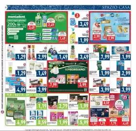 Volantino Supermercati Agorà Pagina 23: Spontex panno microfibra dual action €2,99, Spontex spugna abrasiva flex e wash €1,99