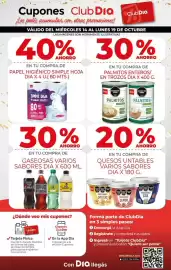 Folleto Supermercados DIA semana 42 Página 10: Cupones Club Dia ¡Los podés acumular con otras promociones! Club Dia VÁLIDO