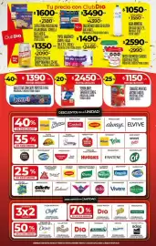 Folleto Supermercados DIA semana 42 Página 2: Queso cremoso clásico / light dia €2.590,00, Arcor tomates peritas €1.150,00
