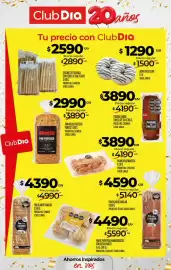 Folleto Supermercados DIA semana 42 Página 20: Donut pastelera €1.290,00, Grisines de salvado con cebolla malteados €2.590,00