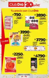 Folleto Supermercados DIA semana 42 Página 22: DIA ricotta entera €2.890,00, Calsa levadura fresca €750,00