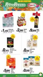 Volantino Primo Prezzo Pagina 1: Castellina Acqua Naturale €1,45, Dreher Birra €2,98