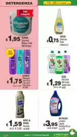 Volantino Primo Prezzo Pagina 22: Bio Presto Lavatrice Liquido Orchidea €3,95, Spic & Span Acciaio €1,59