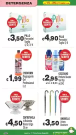 Volantino Primo Prezzo Pagina 32: Centrotavola in Melamina Bianco/Grigio €4,50, Lysoform Disgorgante Gel Professional €1,99