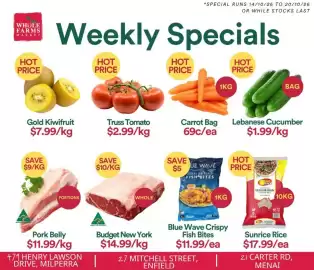 WHOLEFARMS catalogue week 42 Page 1: Budget New York €14,99, Gold Kiwifruit €7,99