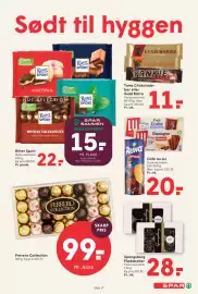 SPAR tilbudsavis uge 42 Side 17: Toms chokoladebar / Guld Barre €11,00, Café au LU / Prince €20,00