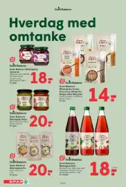 SPAR tilbudsavis uge 42 Side 8: Grøn Balance Økologisk Ris €20,00, Grøn Balance Økologisk Drik €18,00