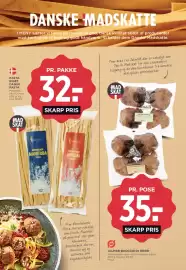 MENY tilbudsavis uge 42 Side 19: Bornholmsk dansk pasta €32,00, Jalm&B økologisk brød €35,00