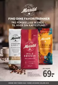MENY tilbudsavis uge 42 Side 22: Merrild - tre forskellige blends €69,00
