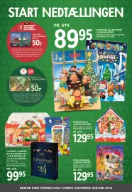 MENY tilbudsavis uge 42 Side 30: Haribo, Kinder eller Nordthy lakridskugle julekalender €99,95, Årets DR julekalender €50,00