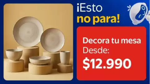 Catálogo Lider Página 16: Decora tu mesa €12.990,00