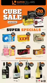 Super Cellars catalogue Page 1: Elephant in the Room Pinot Noir €25,00, Low Rider Range €10,00