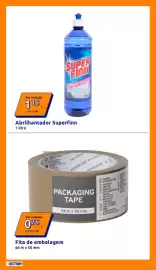 Folheto Action semana 42 Página 15: Abrilhantador Superfinn €1,15, Fita de embalagem €0,75