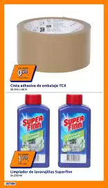 Catálogo Action semana 42 Página 11: Cinta adhesiva de embalaje TCX €0,59, Superfinn limpiador de lavavajillas €1,79
