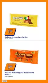 Catálogo Action semana 42 Página 19: Tortina galletas de chocolate €1,95, Reese's bocados de mantequilla de cacahuete €3,59