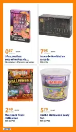 Catálogo Action semana 42 Página 25: Haribo halloween scary fun €5,79, Uñas postizas autoadhesivas €0,87