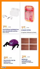Catálogo Action semana 42 Página 27: Decoración led de Halloween €0,99, Baldosas autoadhesivas €2,98
