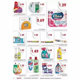 Volantino Diper Pagina 14: Class carta igienica €1,39, General lavatrice universale €2,49