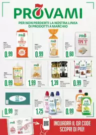 Volantino PRO7 Supermercati Pagina 20: PRO7 detergente piatti concentrato limone €0,99, PRO7 ammorbidente €1,25