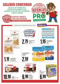 Volantino PRO7 Supermercati Pagina 3: ACE detersivo liquido per lavatrice €6,99, Kimbo caffè macinato fresco €10,90