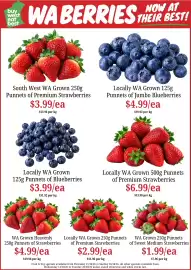 Farmer Jack's catalogue Page 2: WA Grown 250g Punnets of Sweet Medium Strawberries €1,99