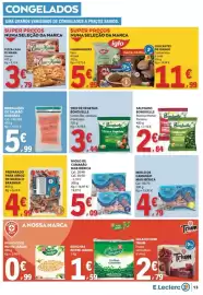 Folheto E.Leclerc semana 42 Página 13: Pizza casa di mama hawaii €3,79, Hamburguers iglo Vaca €5,99