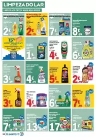 Folheto E.Leclerc semana 42 Página 32: Detergente manual loiça super pop limão €2,04