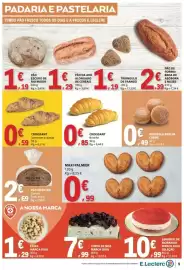 Folheto E.Leclerc semana 42 Página 5: Croissant brioche €0,85, Pão maestra cereais €2,69