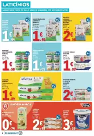 Folheto E.Leclerc semana 42 Página 6: Iogurte líquido lanchinho boom mimosa €2,09, Iogurte mimosa €1,89