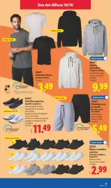 Catálogo Lidl semana 43 Página 15: Crivit pantalons curts de xandall €5,49, Crivit zapatillas deportivas €11,49