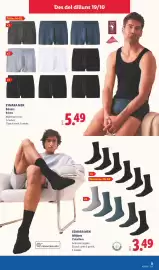 Catálogo Lidl semana 43 Página 21: Esmara Men Bóxers €5,49, Esmara Men Mitjons Calcetines €3,49