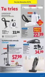 Catálogo Lidl semana 43 Página 23: Silvercrest aspiradora de mà recarregable €34,99
