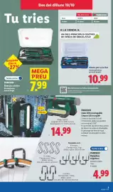 Catálogo Lidl semana 43 Página 7: Des del dilluns 19/10 Tu tries Preu: Una altra marca 10,99 € Unitats: 25 peces Estalvia
