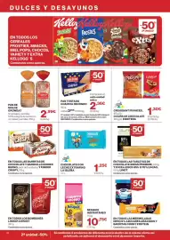 Catálogo Supercor Página 10: Recondo pan tostado chapata €2,36, Eidetesa croissant francés o cuña de chocolate €1,30