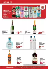 Catálogo Supercor Página 18: Aubert et fils champagne brut €29,95, Juvé&Camps cava brut reserva cinta púrpura €16,19