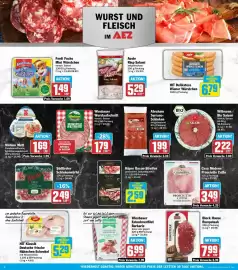 AEZ Prospekt woche 43 Seite 4: Aoste Ring-Salami €5,29, Wiltmann Bio Salami €2,22