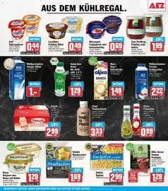 AEZ Prospekt woche 43 Seite 9: Zum Dorfkrug Pudding oder Grütze €1,99, Billie Green Vegane Salami €1,29