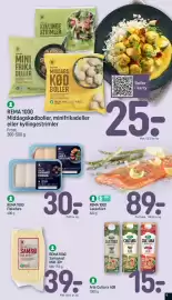 REMA 1000 tilbudsavis uge 43 Side 9: Samsøost Mild 30+ €39,00, Laksefilet €89,00
