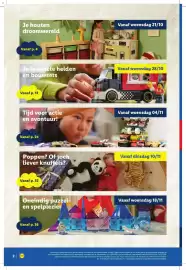 Lidl folder | Speelgoed Pagina 2: = Je houten droomwereld Vanaf woensdag 21/10 Vanaf p. 4 Je favoriete helden en bouwsets