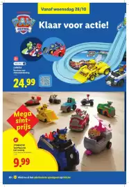 Lidl folder | Speelgoed Pagina 20: Speelfiguurtje met voertuig €9,99, Carrera racebaan met afstandsbediening €24,99