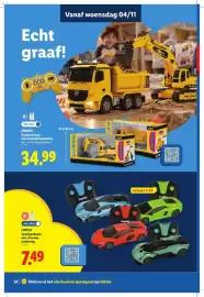 Lidl folder | Speelgoed Pagina 24: Lupilu speelgoedauto met afstandsbediening €7,49