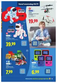 Lidl folder | Speelgoed Pagina 25: Retro spelconsole €6,99, Lupilu speelgoedvoertuig €7,99