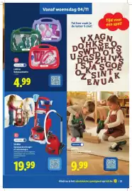 Lidl folder | Speelgoed Pagina 31: Lupilu rollenspelkoffer €4,99, Vileda speelgoedstofzuiger of -bezemwagen €19,99