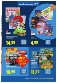 Lidl folder | Speelgoed Pagina 37: Monopoly Junior, Wie is het? of Krokodil met kiespijn €14,99