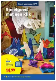 Lidl folder | Speelgoed Pagina 40: Lupilu magnetische bouwset €14,99