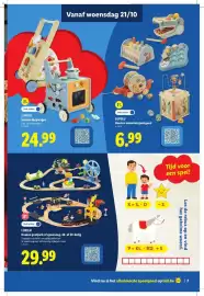 Lidl folder | Speelgoed Pagina 7: 9 Vanaf woensdag 21/10 1 Ook online LUPILU Houten loopwagen Incl. 15 accessoires. nr