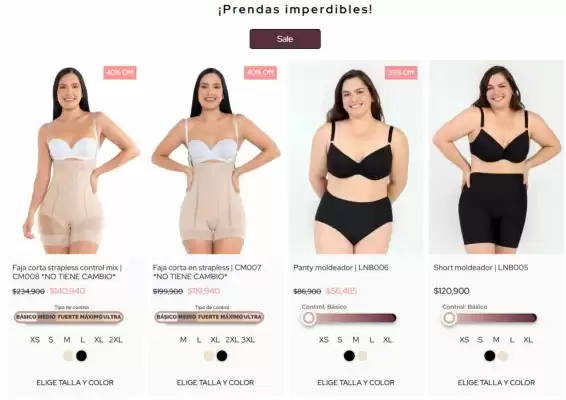 Fajas MariaE (válido hasta 27-10)