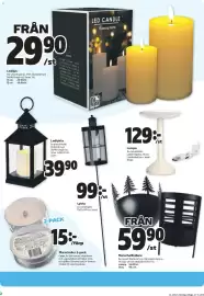 Stora Coop reklamblad | Non-Food Sida 2: Ledljus €29,90, Ledlykta €39,90
