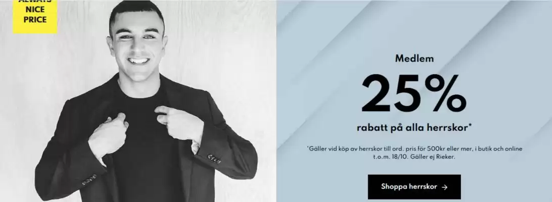 Din sko (giltig till och med 18-10)